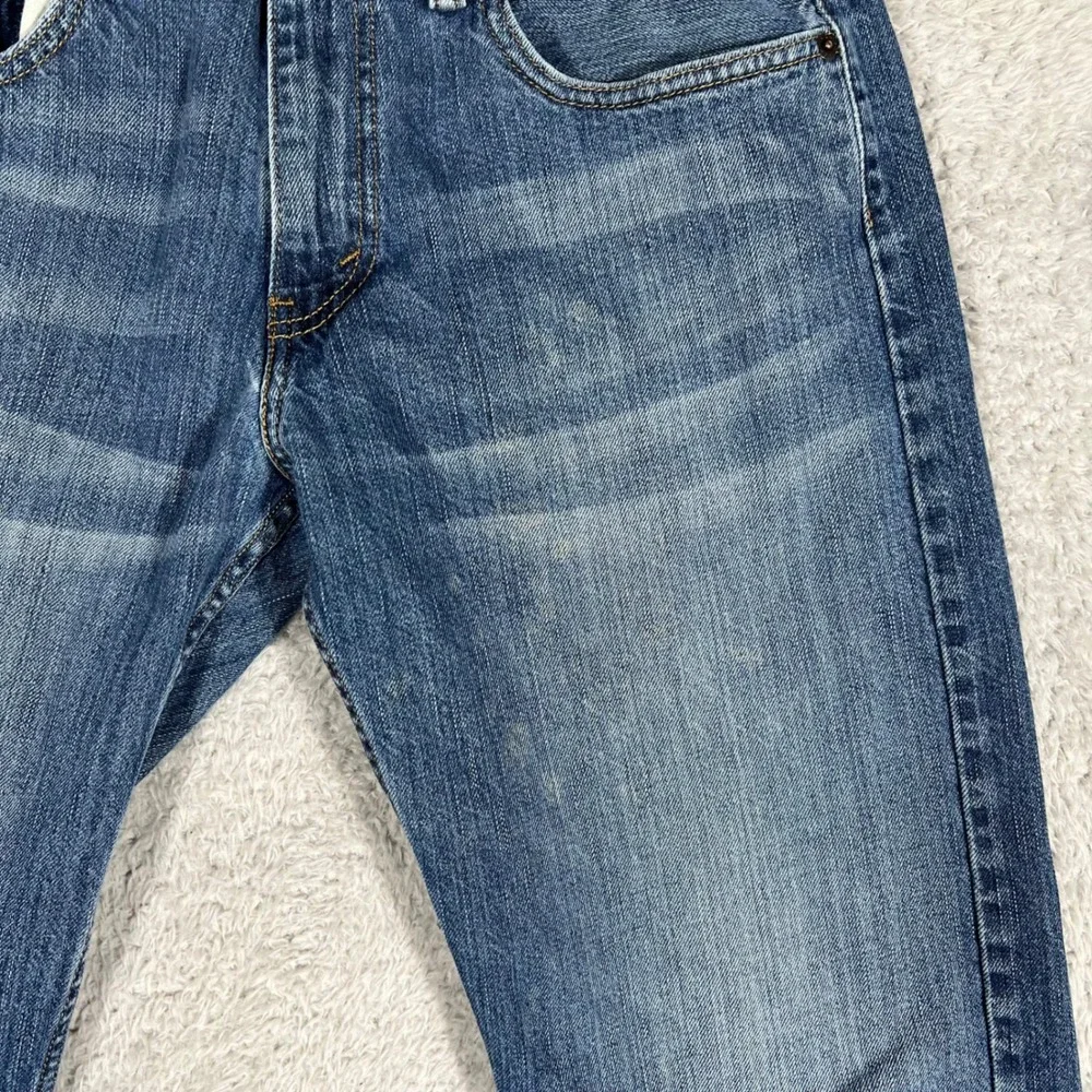 Levis 569 Loose Straight Leg Jeans Mens 32x26.5 Medium Wash Blue Denim 100%